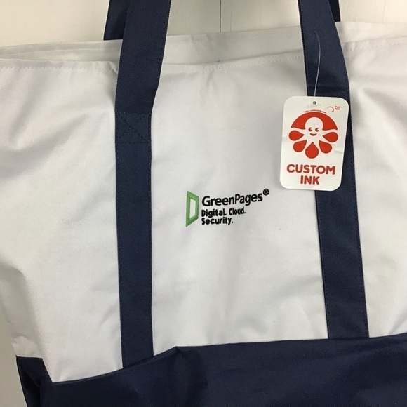 Canvas Boat tote, large with promotional logos. - Picture 4 of 11